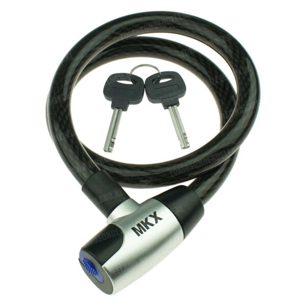 Kabelslot 100cm zwart/grijs (20mm dik) MKX