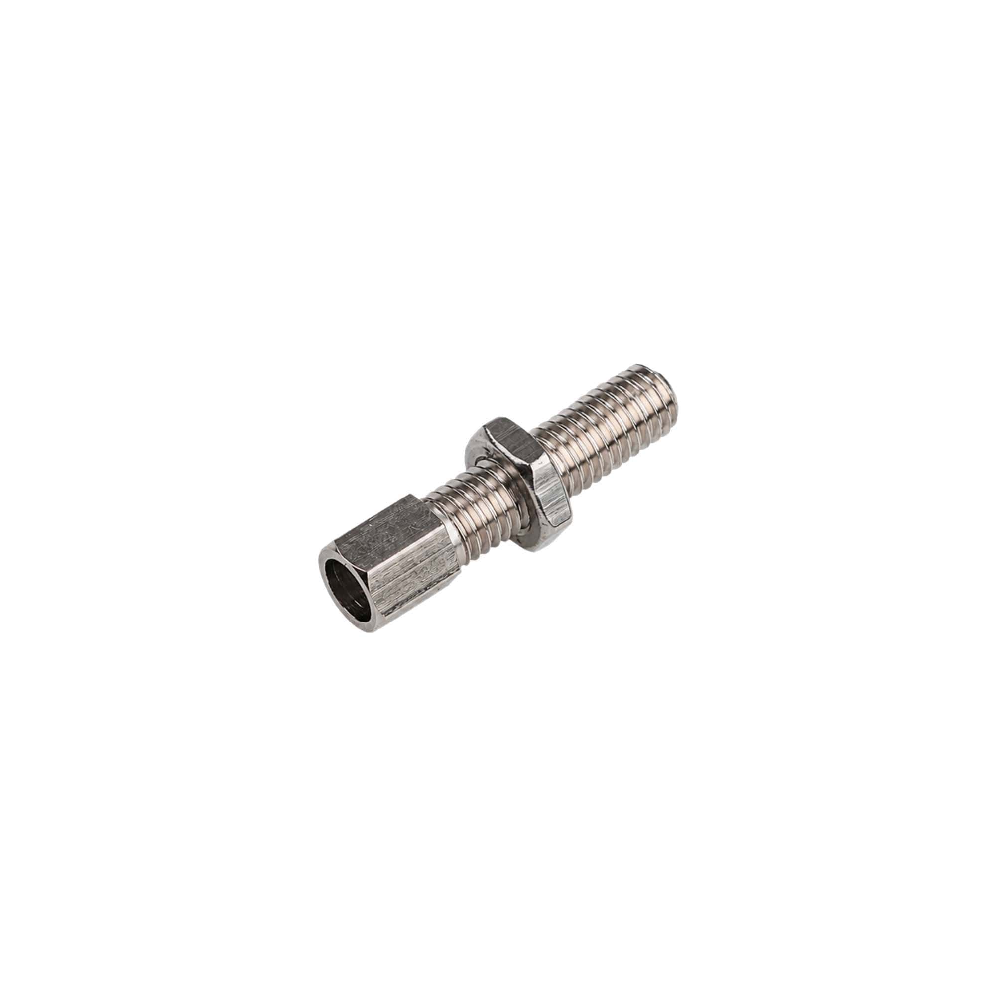 Kabelstelbout zonder sleuf M6x25mm universeel