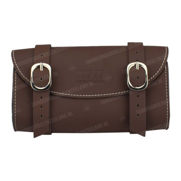 Gereedschaptas zadeltas / stuurtas bruin universeel Moto-Nostra