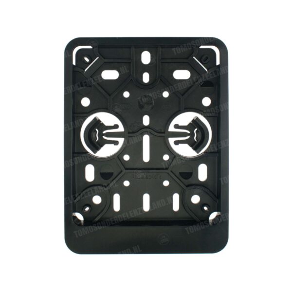 Kentekenplaathouder België zwart kunststof BSF 10x12cm