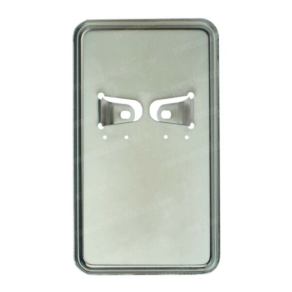 Kentekenplaathouder staand chroom 10x17.5cm