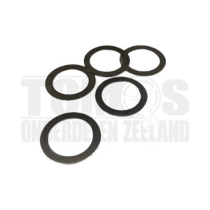 Tomos Opvulring shim 17x24x0.5 voor krukas lager 6203C3 /  L17 / BO17