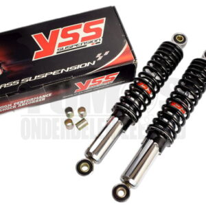 Schokbrekerset 300mm hydraulisch YSS Bravo RD220 zwart / chroom