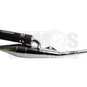 Tomos Uitlaat 28mm Tecnigas Next R chroom terugloop A3 / A35 / A52