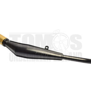 Tomos Uitlaat 28mm Biturbo Gold + zwart exclusive A3 / A35 / A52