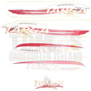 Tomos Stickerset Targa compleet set