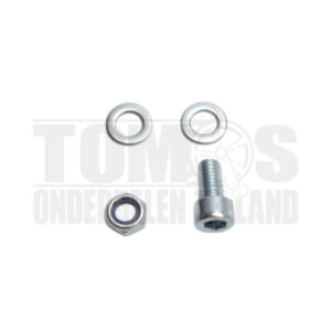 Tomos Spatbord montage inbusbout M6x12 met sluitringen en zelfborgende moer