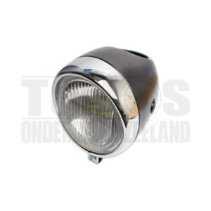 Koplamp unit rond zwart ei model 130mm GUIA universeel