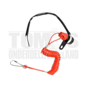 Stuurschakelaar motor Killswitch / dodemanskoord frame montage rood