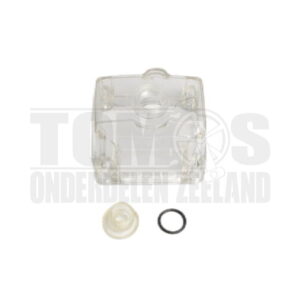 Carburateur Vlotterbak transparant Malossi met aftapplug Dellorto PHBG