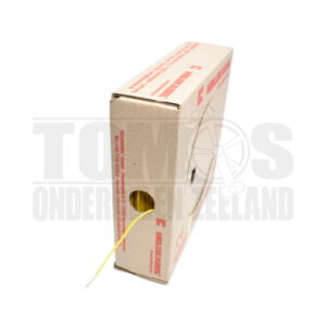 Electrisch draad geel 1.5mm montagedraad per meter