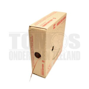 Electrisch draad bruin 1.5mm montagedraad per meter