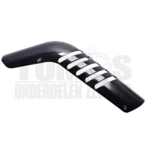 Tomos Uitlaat demper beschermplaat met spijlen zwart Colibri