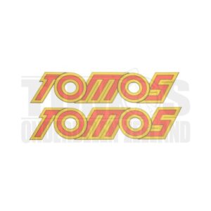 Tomos Sticker geel / rood
