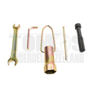 Tomos Gereedschapset handig voor onderweg 6-delig