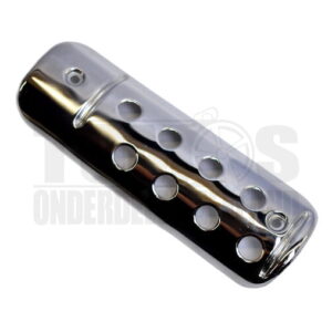 Tomos Uitlaat demper Beschermplaat katalysator chroom origineel