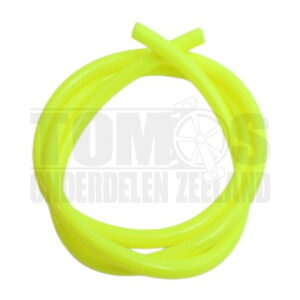 Benzineslang 5x8mm fluor geel 1 meter universeel