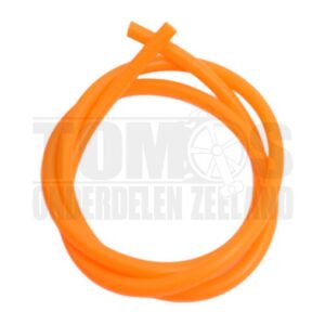 Benzineslang 5x8mm fluor oranje 1 meter universeel