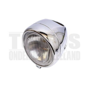 Koplamp unit rond chroom ei model 130mm GUIA universeel