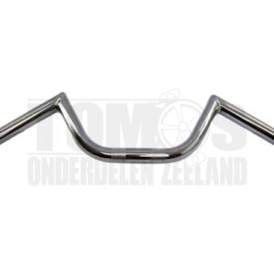 Stuur M-stuur breed chroom universeel