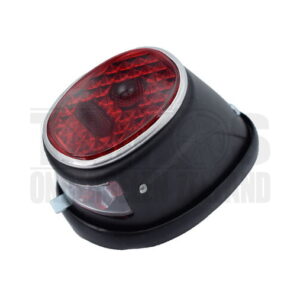 Achterlicht classic luxe zwart met remlicht model classic universeel