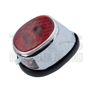 Achterlicht classic luxe chroom met remlicht model classic universeel