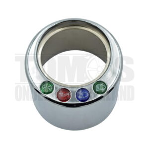 Tomos Kilometerteller behuizing boven 60mm chroom origineel