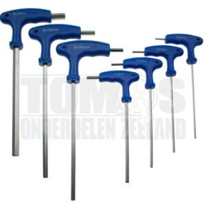 Inbussleutelset 7-delig blauw