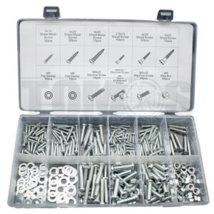 Bouten en moeren assortiment set 347-delig