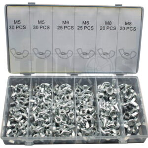 Vleugelmoer assortiment set 150-delig