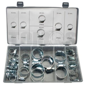 Slangklemmen assortiment set 26-delig