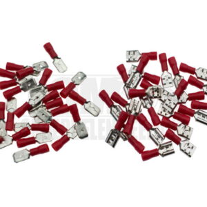 Kabelschoen assortiment set rood 50-delig