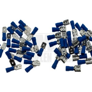 Kabelschoen assortiment set blauw 50-delig