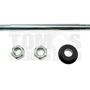 Tomos Achterwielas 165mm 12mm Ø M11x1 compleet set A3 / A35 DMP