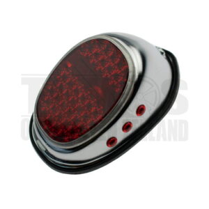 Achterlicht classic luxe chroom model Hella universeel