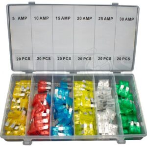 Steekzekeringen assortiment set 120-delig