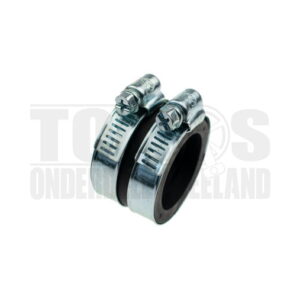Aanzuigrubber / aanzuigslang voor 32mm - 35mm met 2x slangklem