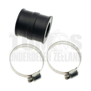 Aanzuigrubber / aanzuigslang voor 20mm met 2x slangklem