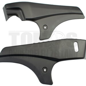 Tomos Zijscherm / zijkap set zwart mat A35 replica DMP