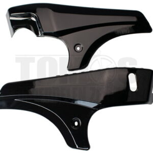 Tomos Zijscherm / zijkap set zwart glans A35 replica DMP