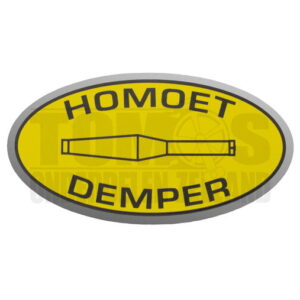 Sticker Homoet P4 Demper origineel