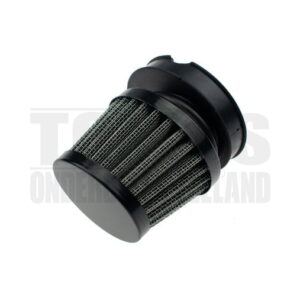 Powerfilter luchtfilter 60mm zwart Dellorto SHA