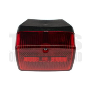 Achterlicht klein model ULO zwart / rood 6v / 12v