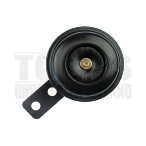 Claxon 12V DC Gelijkspanning 70mm rond zwart