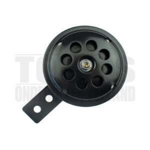 Claxon 12V DC Gelijkspanning 70mm zwart