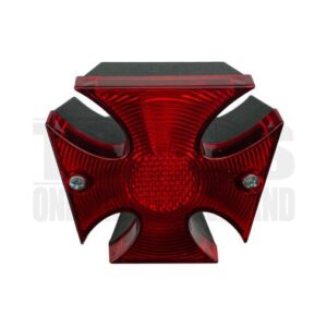 Achterlicht Maltezerkruis zwart