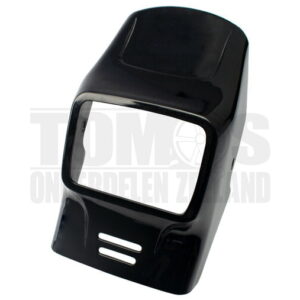 Tomos Koplampkap spoiler ongelakt zwart origineel