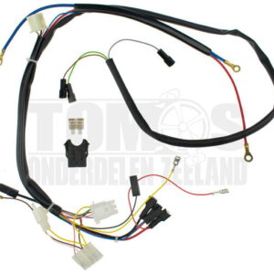 Tomos Kabelboom accu met spanningsregelaar / achterlicht aansluiting e-start origineel