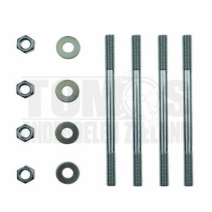 Tomos Cilindertapeind set met moeren M6x107mm 2L / 3L