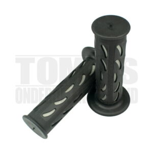 Handvatset Druppel grijs / zwart 22mm / 24mm